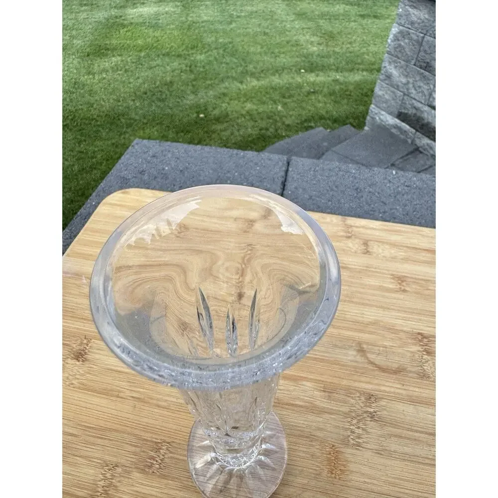 Vintage Waterford Crystal Gerrity Pattern Bud Vase 9